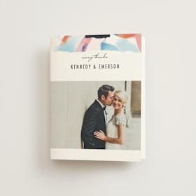 Folded Wedding Thank You Cards