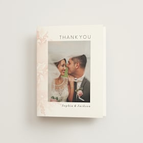 Folded Wedding Thank You Cards