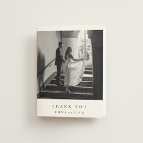 Folded Wedding Thank You Cards