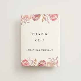Folded Wedding Thank You Cards