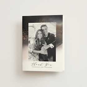 Folded Wedding Thank You Cards