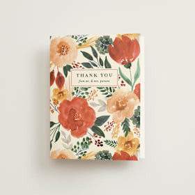 Folded Wedding Thank You Cards