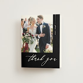 Folded Wedding Thank You Cards