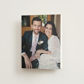 Folded Wedding Thank You Cards