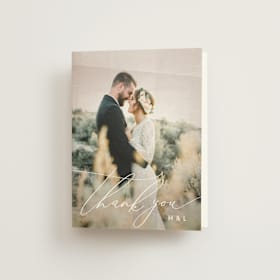 Folded Wedding Thank You Cards
