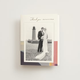 Folded Wedding Thank You Cards