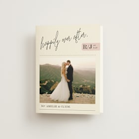 Folded Wedding Thank You Cards