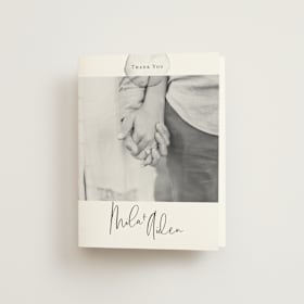 Folded Wedding Thank You Cards