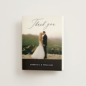 Folded Wedding Thank You Cards