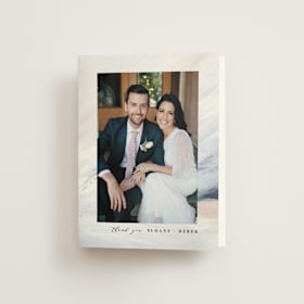 Folded Wedding Thank You Cards