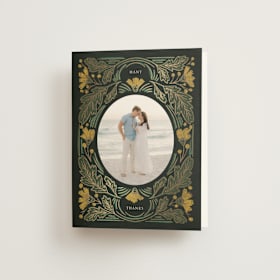 Foil-Pressed Folded Wedding Thank You Cards