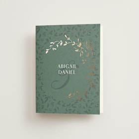 Foil-Pressed Folded Wedding Thank You Cards