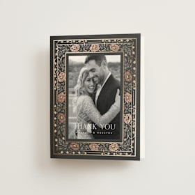 Foil-Pressed Folded Wedding Thank You Cards