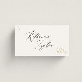 Foil-Pressed Place Cards - Fish