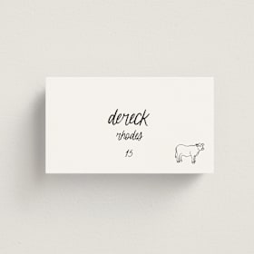 Place Cards - Beef