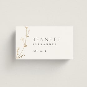 Foil-Pressed Place Cards