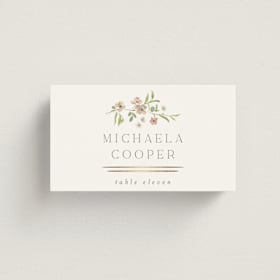 Foil-Pressed Place Cards