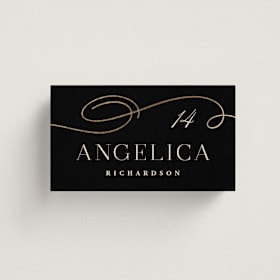 Foil-Pressed Place Cards