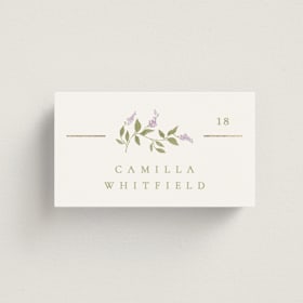 Foil-Pressed Place Cards