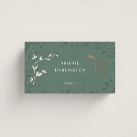 Foil-Pressed Place Cards