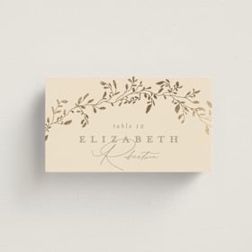 Foil-Pressed Place Cards