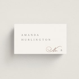 Foil-Pressed Place Cards