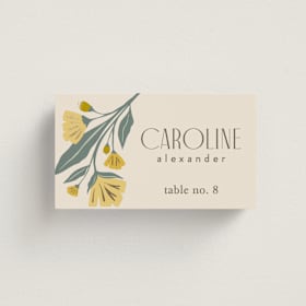 Foil-Pressed Place Cards