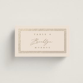 Foil-Pressed Place Cards