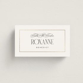 Foil-Pressed Place Cards