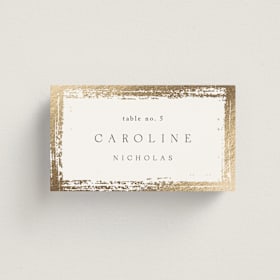 Foil-Pressed Place Cards
