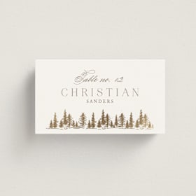 Foil-Pressed Place Cards