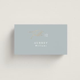 Foil-Pressed Place Cards