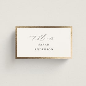 Foil-Pressed Place Cards