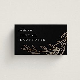 Foil-Pressed Place Cards