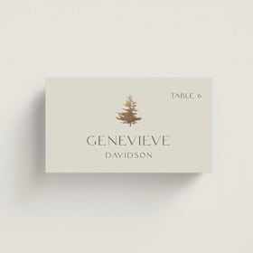 Foil-Pressed Place Cards