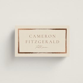 Foil-Pressed Place Cards