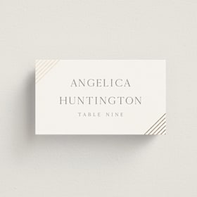 Foil-Pressed Place Cards
