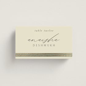 Foil-Pressed Place Cards