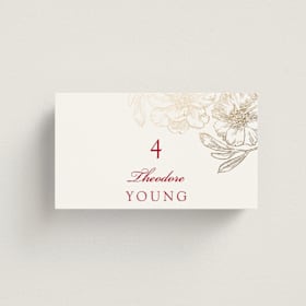 Foil-Pressed Place Cards