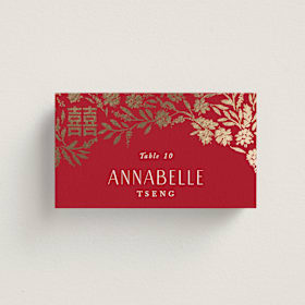 Foil-Pressed Place Cards