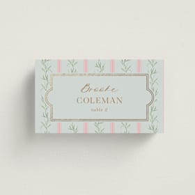 Foil-Pressed Place Cards