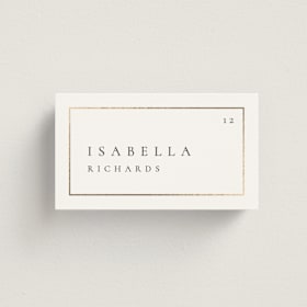 Foil-Pressed Place Cards