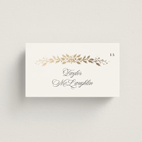 Foil-Pressed Place Cards