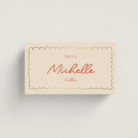 Foil-Pressed Place Cards