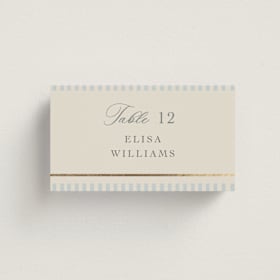 Foil-Pressed Place Cards