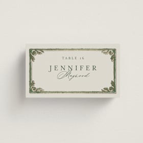 Foil-Pressed Place Cards