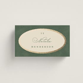 Foil-Pressed Place Cards