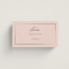 Foil-Pressed Place Cards
