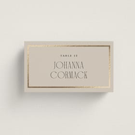 Foil-Pressed Place Cards