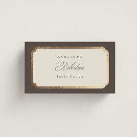Foil-Pressed Place Cards